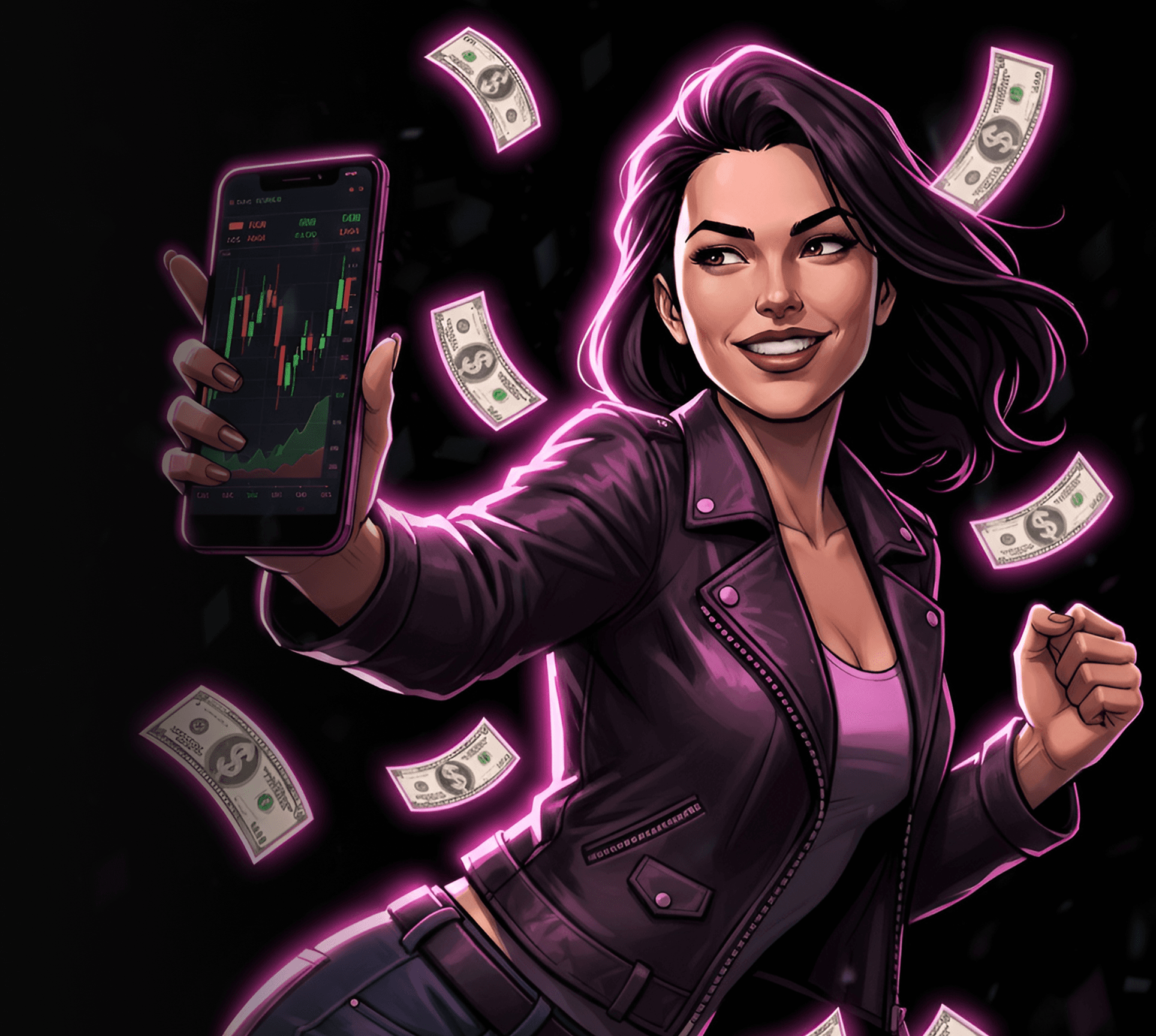 Trader Illustration